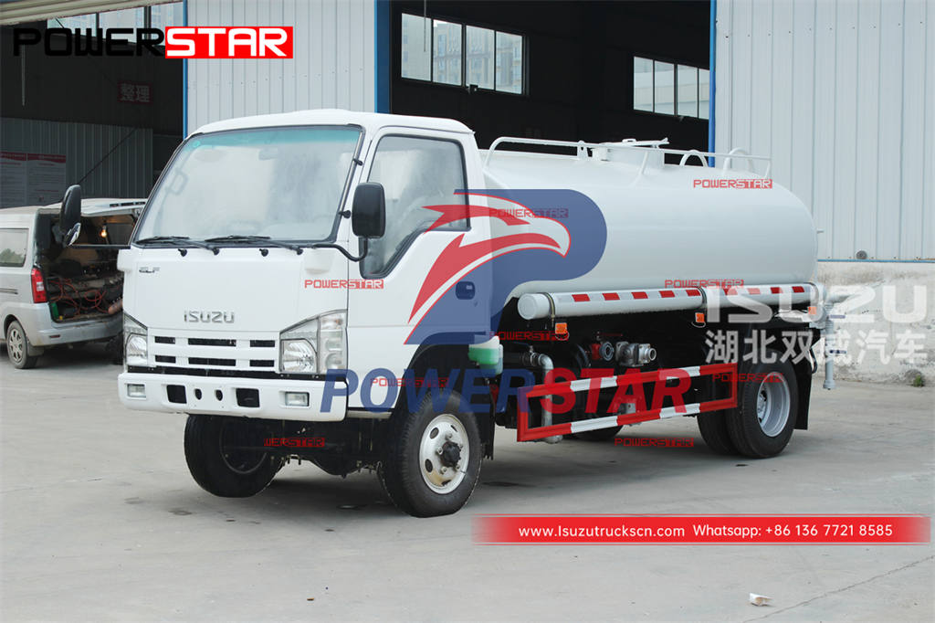 ISUZU 100P NKR 4×4 внедорожный поливочный грузовик для продажи