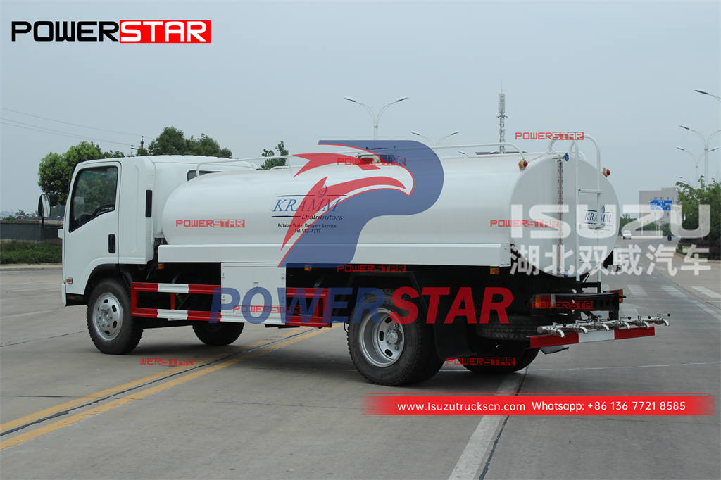Горячие продажи ISUZU 190HP 4 × 4 внедорожный автоцистерна для питьевой воды для Филиппин