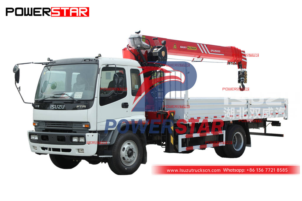 Заводская цена ISUZU FTR 4×4 10 тонн автокрана palfinger SPS25000 на продажу