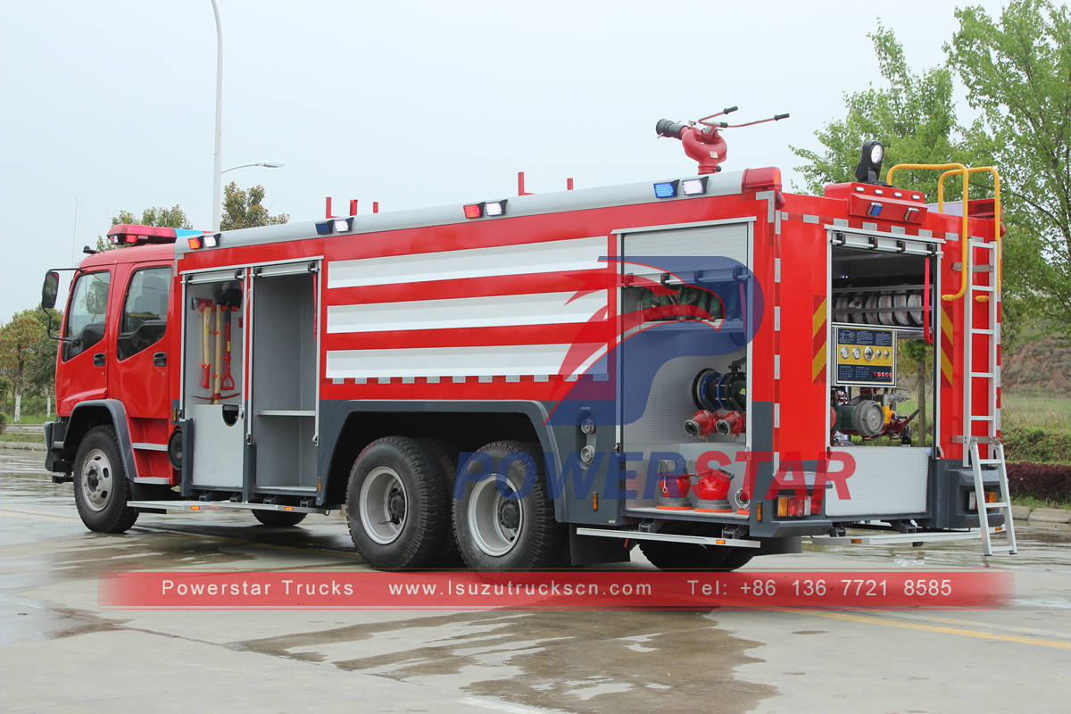 Пожарная машина ISUZU с пожарным оборудованием