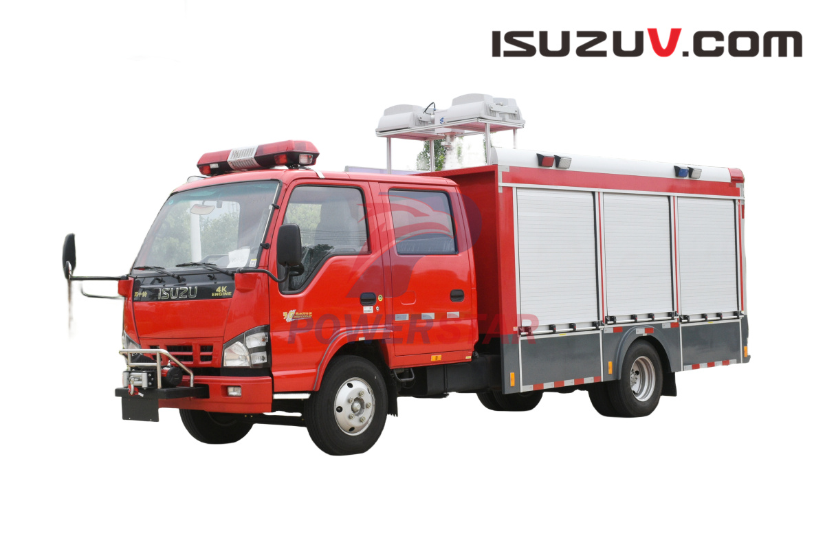 Китай Спасательная пожарная машина с двигателем Isuzu 4х1 Китай  Производитель