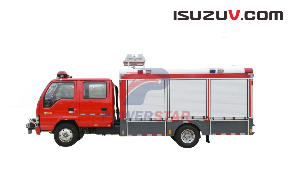 Китай Спасательная пожарная машина с двигателем Isuzu 4х1 Китай  Производитель