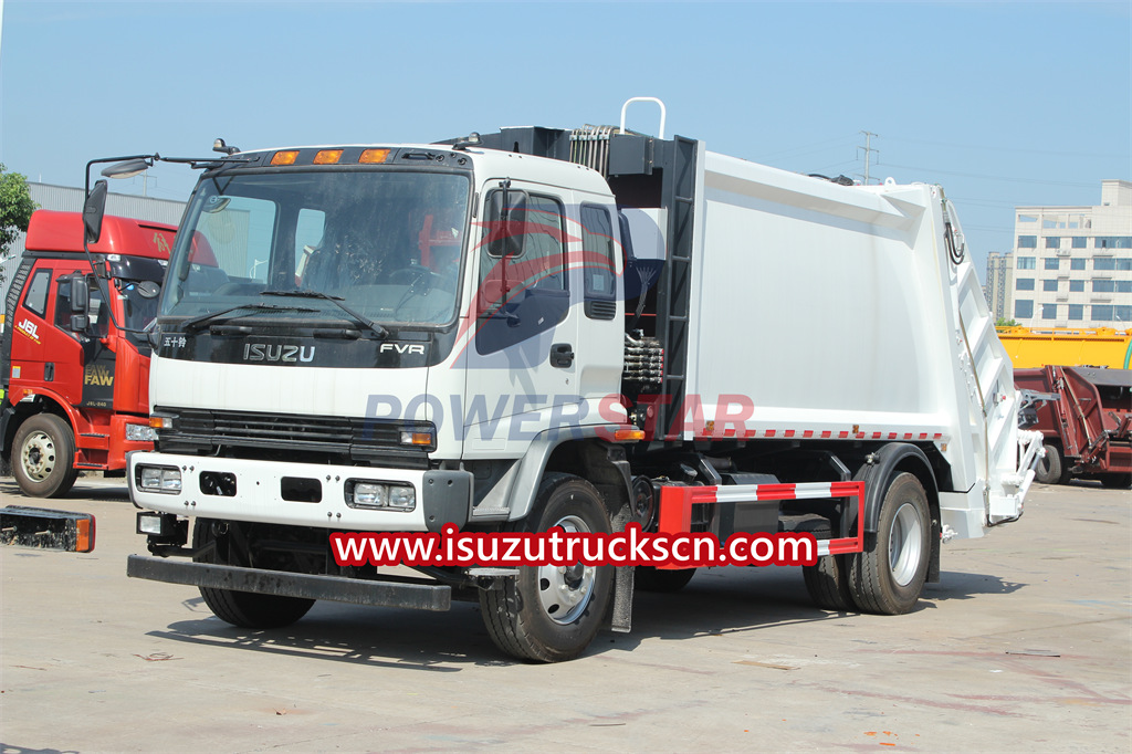 Isuzu fvr 240HP уплотнитель мусора на грузовике 10 куб.м.