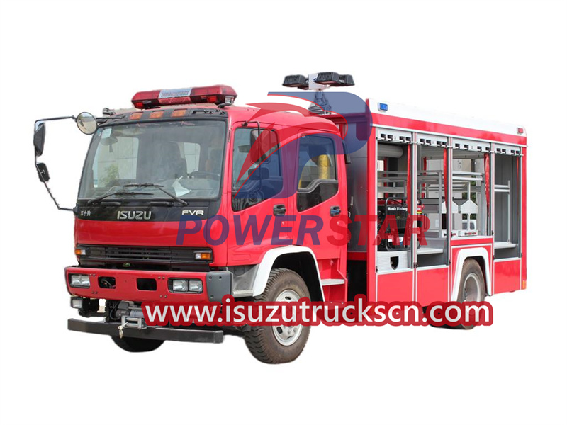 Тяжелая спасательная пожарная машина Isuzu