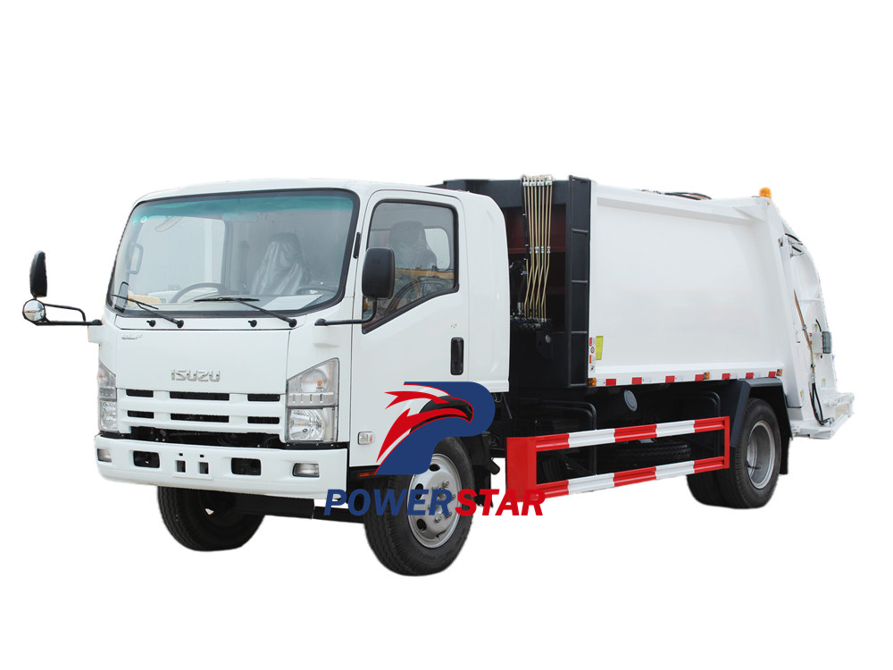 isuzu 700p грузовик с компрессором для отходов