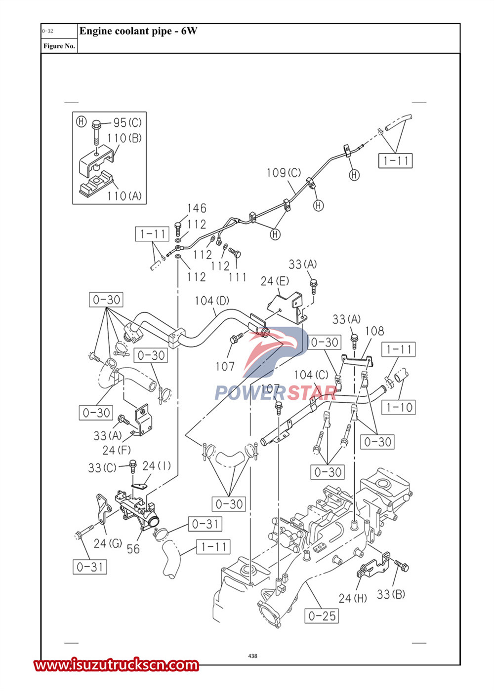 Каталог коммерческих запчастей Isuzu серии VC61