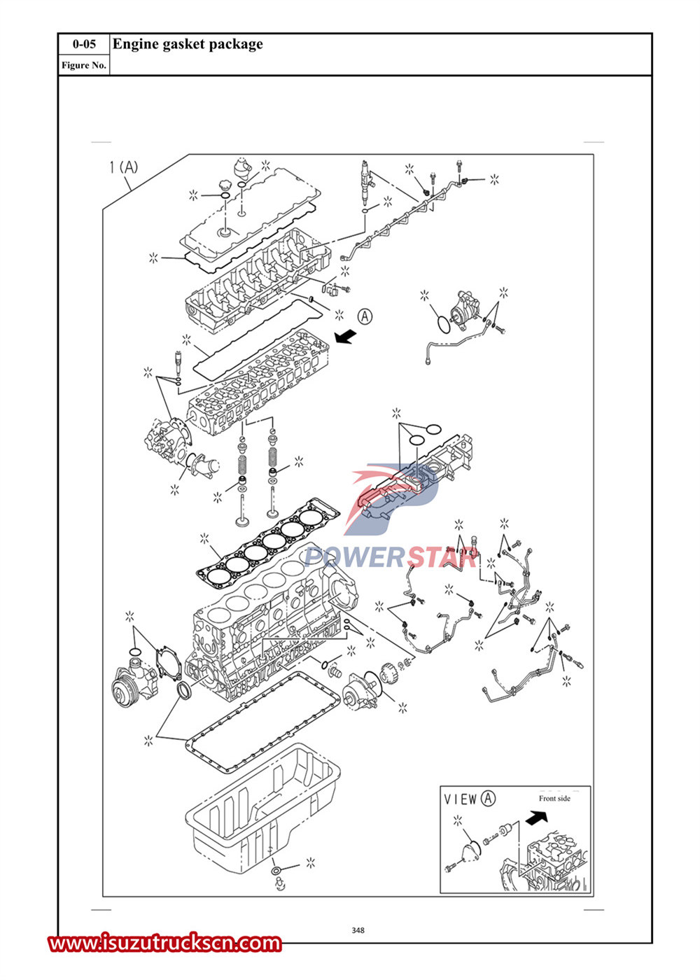 Каталог коммерческих запчастей Isuzu серии VC61