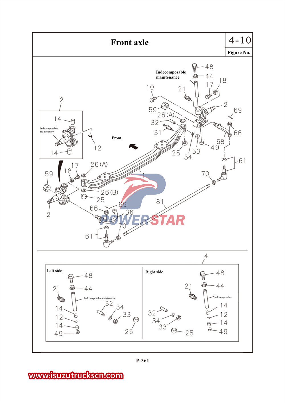 Каталог коммерческих запчастей Isuzu серии 700P