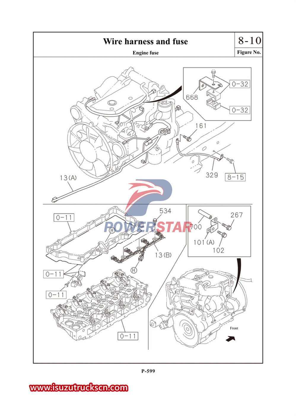 Каталог коммерческих запчастей Isuzu серии 700P