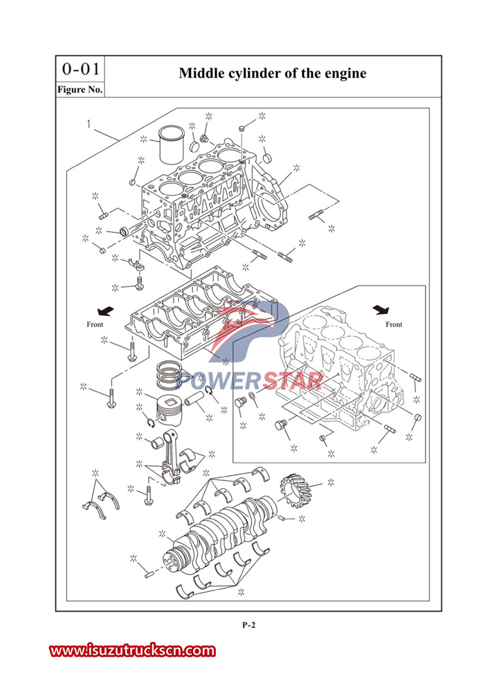 Каталог коммерческих запчастей Isuzu серии 700P