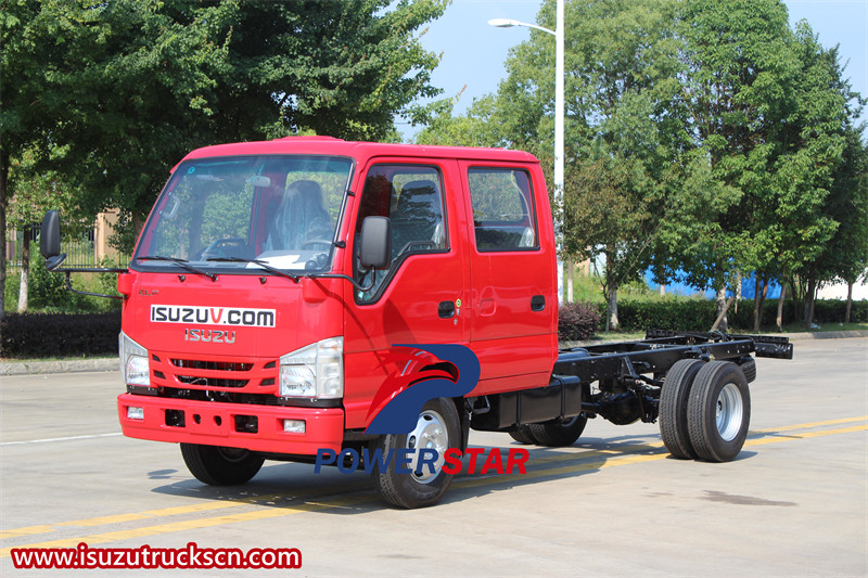 Шасси грузовика с двойной кабиной Isuzu 100P