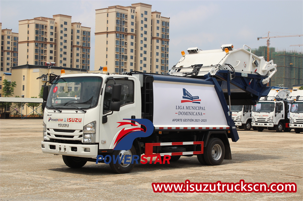 Мусоровоз Isuzu NPR 6cbm в Эфиопию