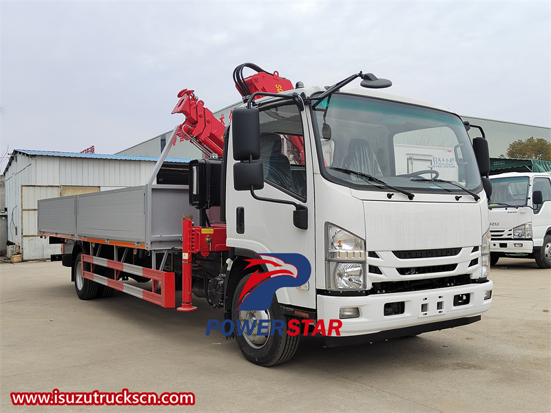 Филиппины Isuzu Knuckle Boom Кран с платформой