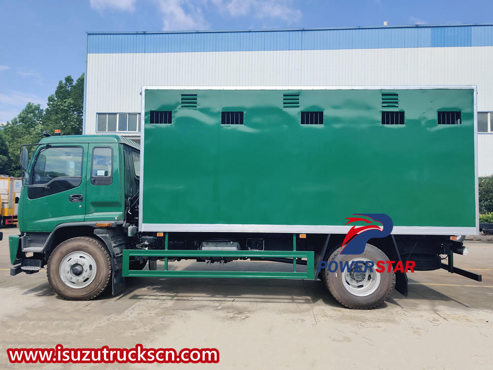 Isuzu prison van truck