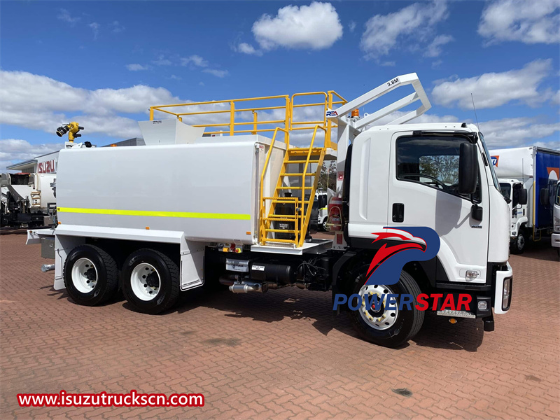   Isuzu FVZ 6x4 14000L Mining Water Tanker with Fire Monitor