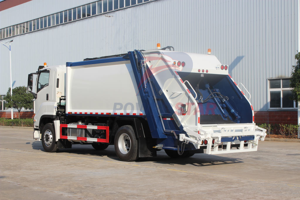 6HK1-TCG61 Trash compactor body by Isuzu giga trucks pictures and specifications