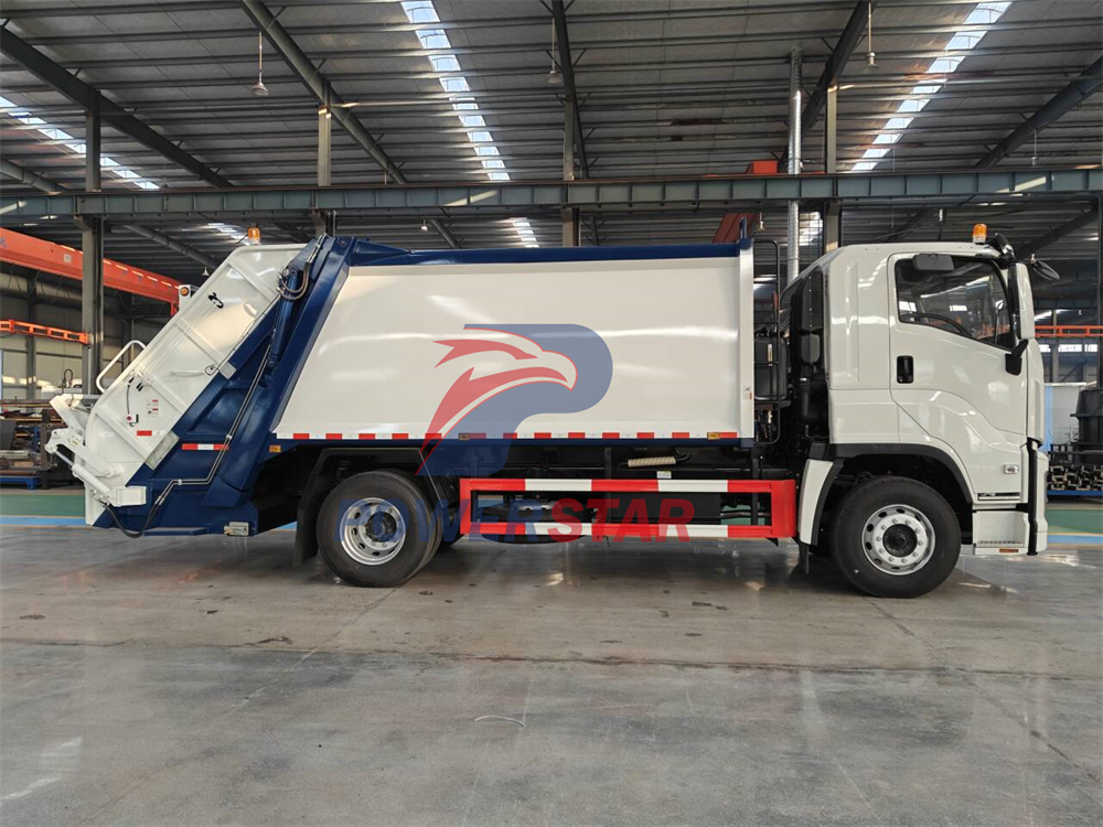 Isuzu FVR rear compactor truck