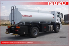 12000 Л ISUZU грузовик малого нефтяного танкера для перевозки химических жидких 4 x 2 12m 3