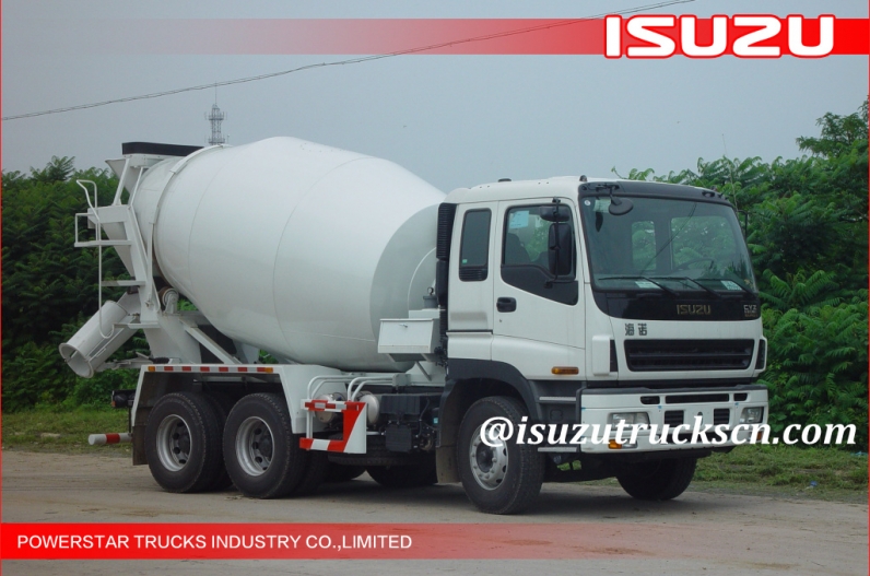 Manufacturer 8cbm 10wheels Isuzu Brand Read Mix Concrete Truck for sale