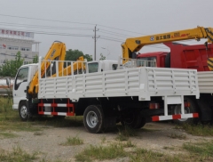 В Китае Isuzu грузовик мини телескопической стрелой 3,2 тонны монтируется кран
