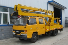 гидравлические подъемные платформы тележки Isuzu грузовик Телескопические платформы.