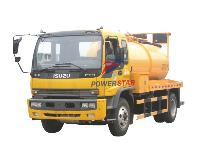 New Design Sewer Suction Trucks 10000Liters Vacuum Tank for Sludge Sewage, dirty water, Fecal Transportation