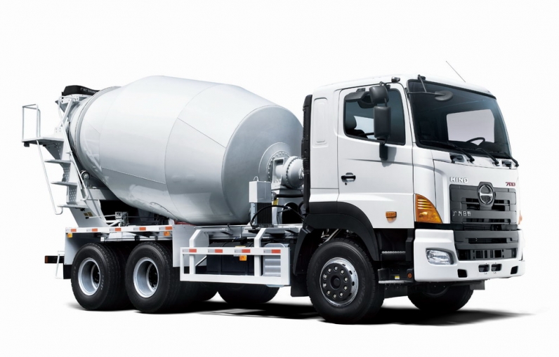 HINO agitator tank Different size concrete mixer truck for sale