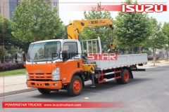 5 тонн Isuzu Mobile коммерческих телескопические бум грузовик установлен гидроманипулятор