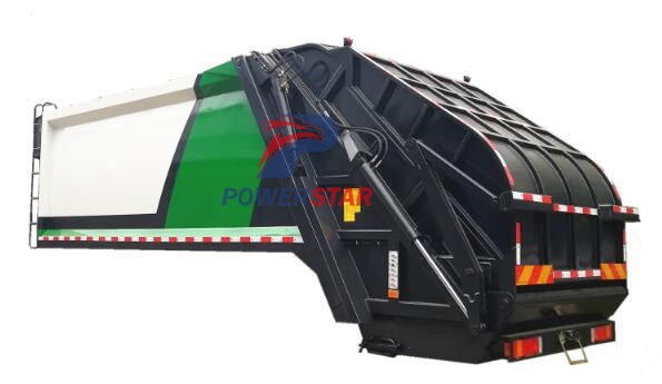 refuse truck with hydraulic compactor system for sale