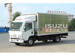 High Quality 4x2 Small Van Box Cargo Lorry Trucks ISUZU Light Truck
