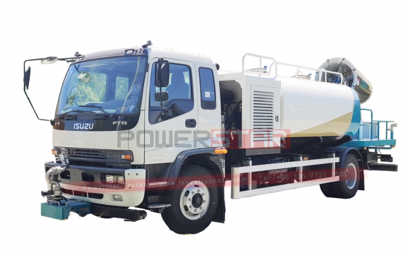Original Factory ISUZU FTR Green Water Truck With Dust Suppression Sprayerr