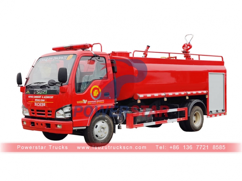 ISUZU 600P fire water tank truck in Philippines