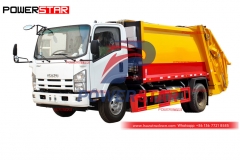 горячая продажа ISUZU 8CBM грузовик для сбора сжатого мусора по лучшей цене
