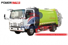 заводская цена ISUZU NPR 8CBM грузовик для сжатых отходов на продажу
