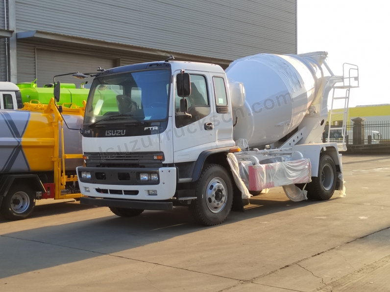 Japan ISUZU FTR FVR TRUCK CHASSIS Concrete Mixer Truck
