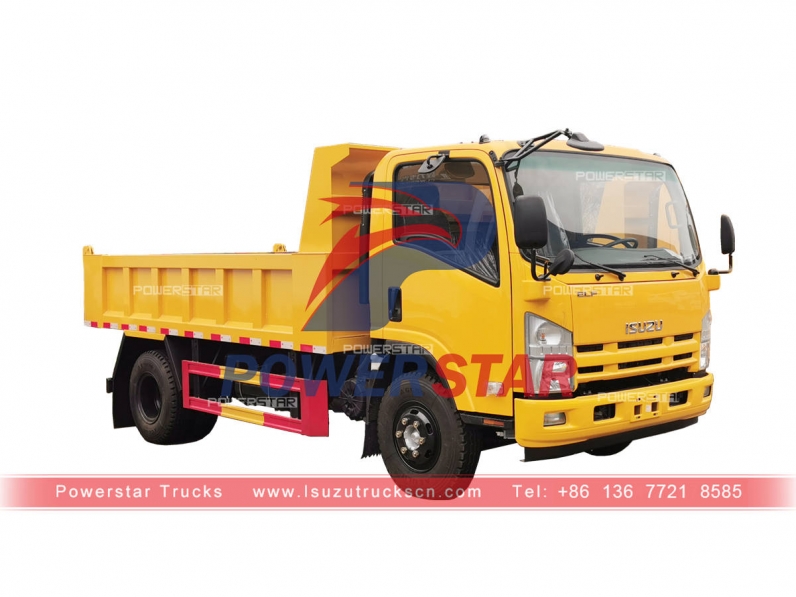 Hot selling ISUZU 4×2 5 tons dump truck at factory price
