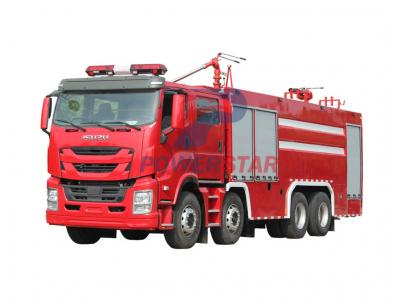 Isuzu GIGA water foam AFRR fire truck