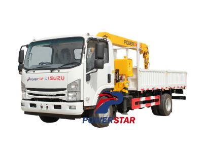 ISUZU RHD truck mounted crane 4 ton