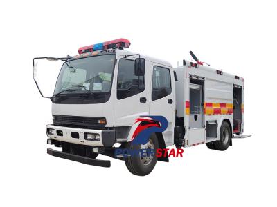 ISUZU FVR foam fire truck -Powerstar Trucks