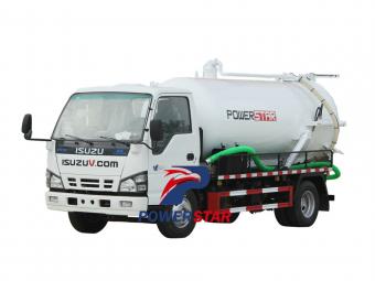 Philippine Isuzu NKR vacuum tanker truck -Powerstar Trucks