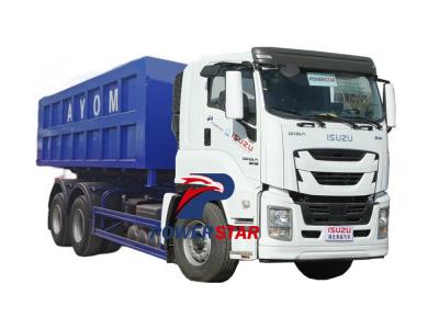 Isuzu GIGA hook-arm garbage truck