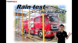 Испытание дождем для пожарных машин спасательной машины пены/воды ИСУЗУ ГИГА