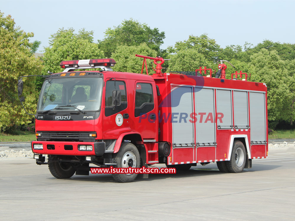 Регулярные рабочие процедуры тяжелых пожарных машин ISUZU
    