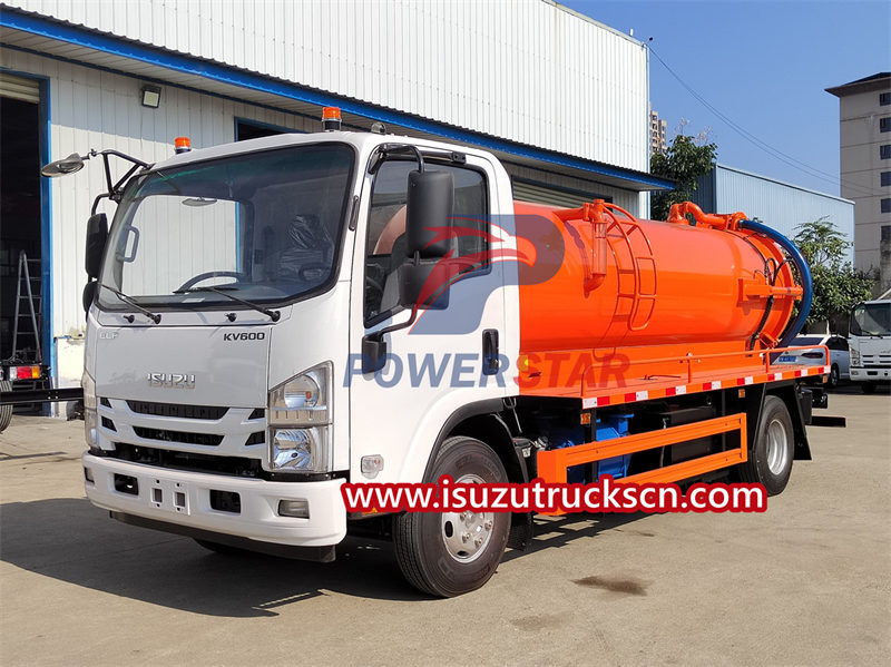 Isuzu Sewage Dealing Автоцистерна Вакуумный насос XD-420 Спецификация и чертеж