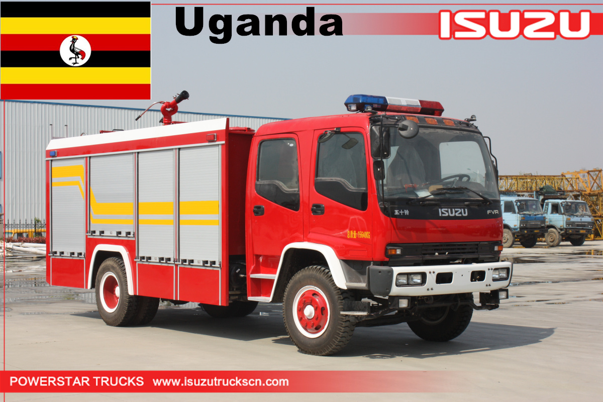 uganda- 1 ед. пожарной машины с пеной из изозу