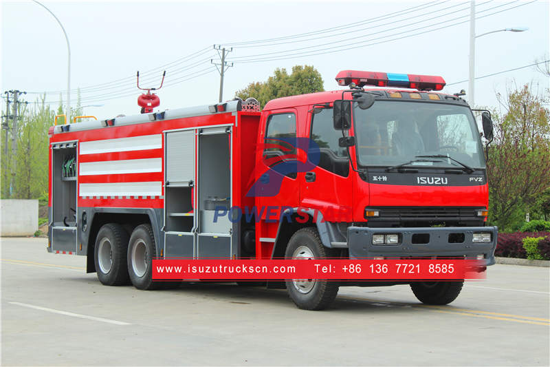 Зачем нужна пожарная машина аэропорта Isuzu?