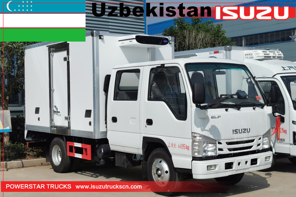 Узбекистан - Рефрижератор ISUZU с двойной кабиной
