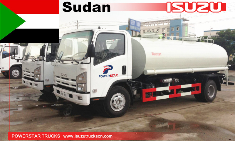 Судан водный грузовик isuzu water cart