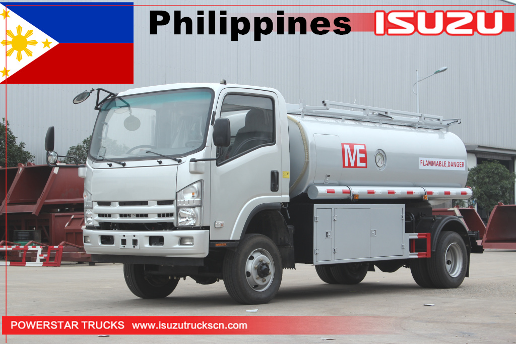 Филиппины - 1 единица ISUZU ELF 700P 4WD 4*4 Автоцистерны для мазута
