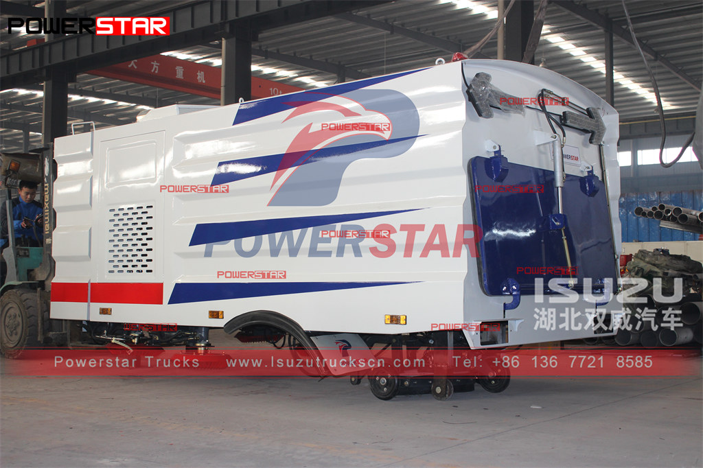Комплект подметально-уборочной машины POWERSTAR 5000L для установки на шасси HINO серии 300 и экспорта в Индонезию

